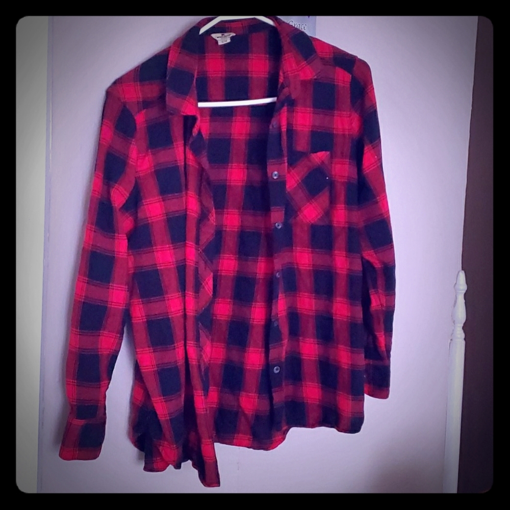 Plaid blouse
